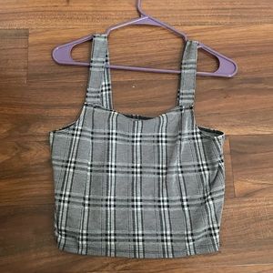 Plaid tank top!